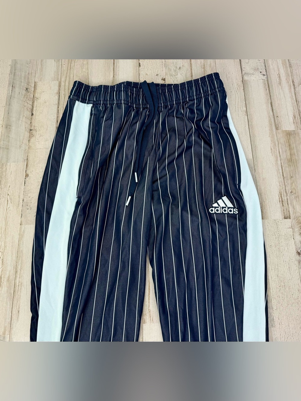 Adidas Climalite Men’s Small Sweatpants Blue Light Blue Stripe - Picture 2 of 10